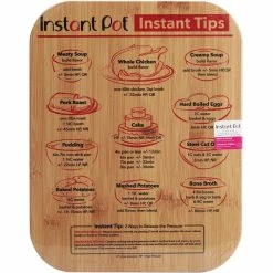 Coupon 🎉 Instant Pot Recipe Reference 11 X 14 In. Bamboo Board 🔔