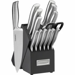 Best deal ⌛ Cuisinart German Stainless Steel Hollow Handle Cutlery Block 15 Pc. Set 😍