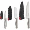 Cheap 🌟 Farberware Chef Knives 6 Pc. Set With Edge Keeper Sheaths 💯