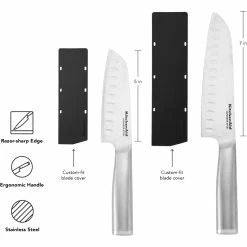 Deals 🥰 KitchenAid Gourmet 2 Pc. Santoku Knife Set With Sheaths 🤩 -KitchenAid Shop unnamed file 183