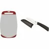 Outlet 🥰 Starfrit 16 X 10 In. Antibacterial Cutting Board And 5 In. Ceramic Santoku Knife 😉 -KitchenAid Shop unnamed file 195