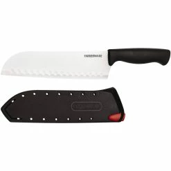 Top 10 😀 Farberware Edgekeeper 7 In. Santoku Knife With Self Sharpening Sheath 💯