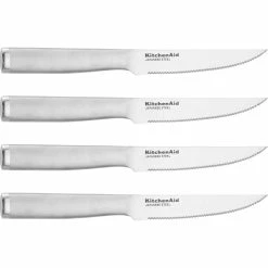 Promo 🛒 KitchenAid Gourmet 4.5 In. Serrated Steak Knives 4 Pc. 🔔