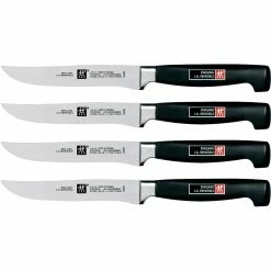 Budget ✨ Zwilling JA Henckels Zwilling J.A. Henckels Four Star 4 Pc. Steak Knife Set ✔️