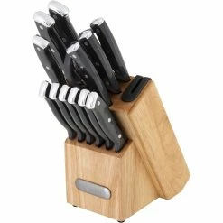 Best Sale 🧨 Farberware Edge Keeper Cutlery 14 Pc. Set With Built In Sharpener 🔔