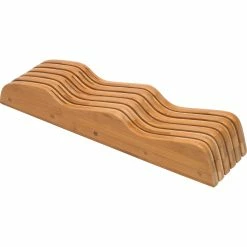 Budget 🛒 Lipper Bamboo Knife Block 👍