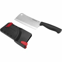 Brand new 🧨 Farberware Edgekeeper 6 In. Cleaver With Self Sharpening Sleeve 🌟