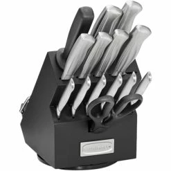 Budget 🧨 Cuisinart 15 Pc. Stainless Steel Rotating Cutlery Block Set 🧨