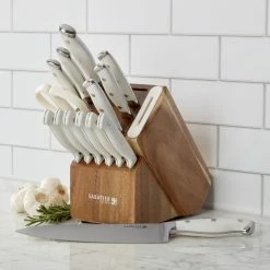 Hot Sale ⌛ Sabatier 15 Pc. Knife Block Set With Built In Sharpener 👏 -KitchenAid Shop unnamed file 322