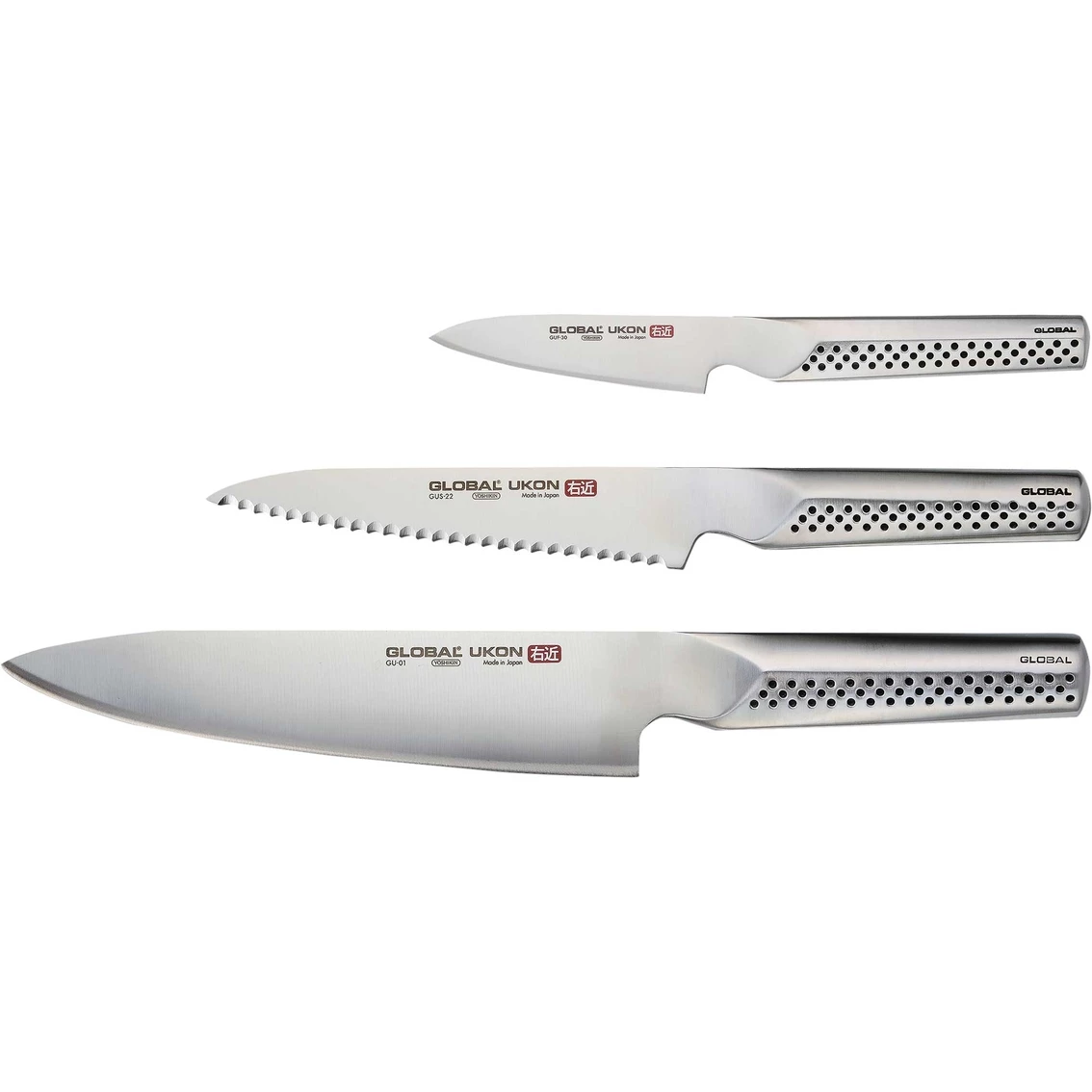 Brand new π Global Cutlery Ukon 3 Pc. Set β 3 Brand new π Global Cutlery Ukon 3 Pc. Set β