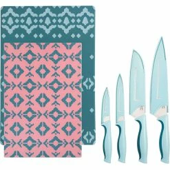 Best deal ✔️ Spice By Tia Mowry Savory Saffron 10 Pc. Knives With Sheath And Cutting Boards 👏