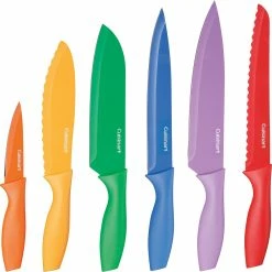 Cheapest 💯 Cuisinart 12 Pc. Color Knife Set With Blade Guards 🥰