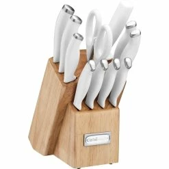 Budget 🎁 Cuisinart ColorPro Collection 12 Pc. Black And Stainless Steel Cutlery Block Set ⭐