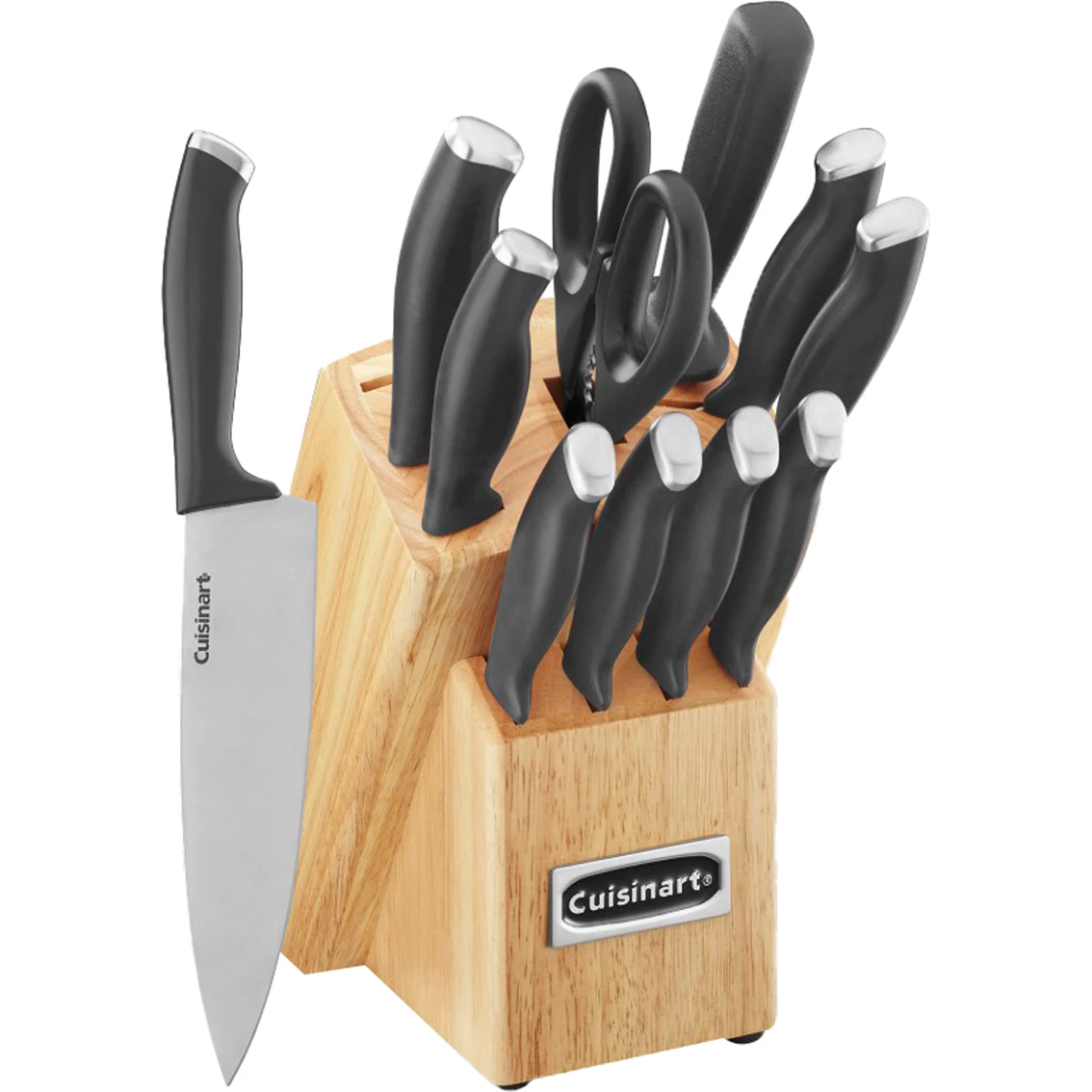 Budget π Cuisinart ColorPro Collection 12 Pc. Black And Stainless Steel Cutlery Block Set β 4 Budget π Cuisinart ColorPro Collection 12 Pc. Black And Stainless Steel Cutlery Block Set β - Image 2