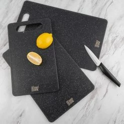 Cheapest ⌛ Robert Irvine Black And Grey Cutting Board 3 Pc. Set 👍 -KitchenAid Shop unnamed file 361
