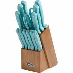 Deals ✔️ Oster Evansville 14 Pc. Cutlery Set With Rubberwood Block 😍