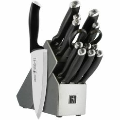Coupon 🤩 Zwilling JA Henckels Zwilling J.A. Henckels International Silvercap 14 Pc. Knife Block Set 😀