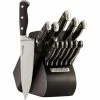 Brand new ⌛ Sabatier 12Pc Edgekeeper Self-Sharpening Triple Rivet Cutlery Set 🛒