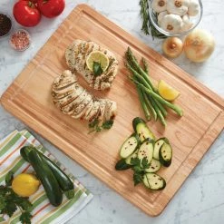 Best deal 👍 Farberware 14 X 20 In. Rubberwood Cutting Board With Trench ❤️ -KitchenAid Shop unnamed file 92